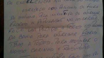 Imagem Prisco pede que PMs trabalhem com excelência na Copa em carta feita na cadeia
