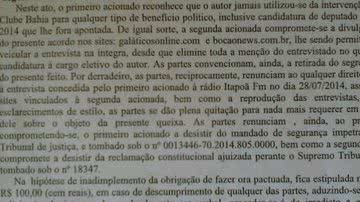 Imagem   Rátis e ex-conselheiro do Bahia conciliam e comemoram liberdade de imprensa