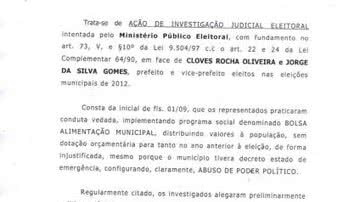 Imagem Promotora pede cassação do prefeito de Castro Alves