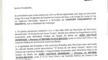 Imagem 	MP investiga desvio de dinheiro na Câmara de Itamaraju e tesoureiro é preso
