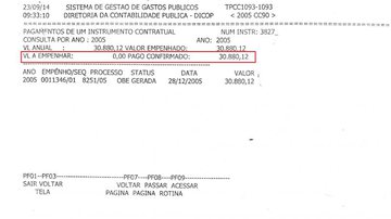 Imagem Rui mostra documentos que convênio com Instituto Brasil foi iniciado por Souto