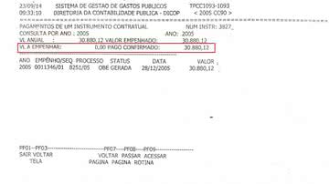Imagem Rui mostra documentos que convênio com Instituto Brasil foi iniciado por Souto