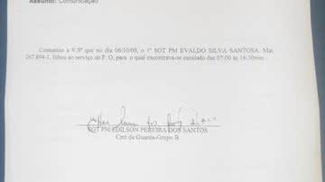 Imagem  Nilo apresenta provas e fotos contra policial que fez denúncia. PM se defende