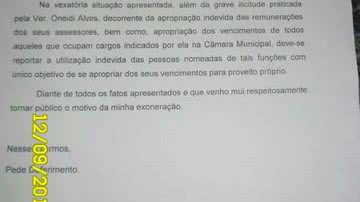 Imagem Vereadora é acusada de se apropriar do salário de funcionária