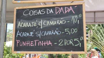 Imagem  Surreal: acarajé no Aquarius custa R$ 10