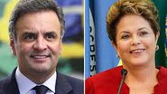 Imagem Dilma e Aécio agradecem aos eleitores nas redes sociais