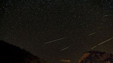 Imagem Chuva de meteoros poderá ser observada no Brasil na madrugada desta segunda