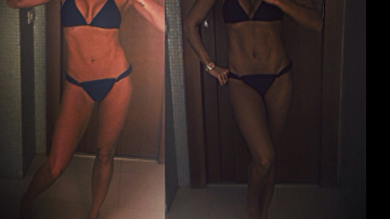 Imagem Alinne Rosa posta foto muito magra no Instagram