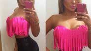 Imagem Andressa Urach exibe decotão e fala sobre seu namorado