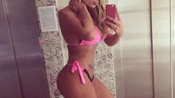 Imagem De fio dental Andressa Urach diz: 'minha bunda cresce'