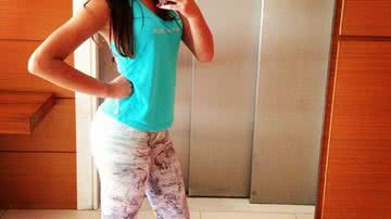 Imagem Marquezine publica foto com roupa de malhar