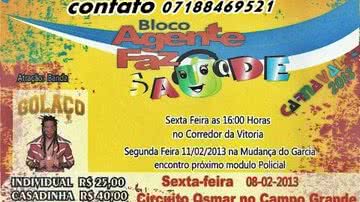Imagem Carnaval no bloco “Agente Faz Saúde” agita Campo Grande na sexta