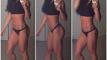 Imagem Musa do abdômen trincado, Bella Falconi posa de biquíni em rede social