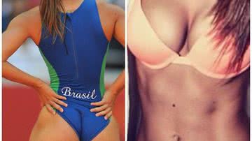 Imagem Irmã de Kim Kardashian se inspira no bumbum de atleta brasileira