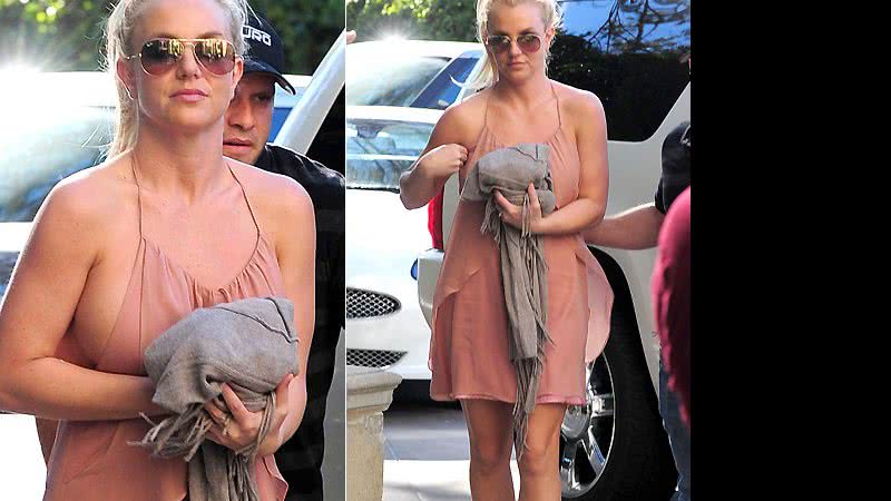 Imagem Britney Spears se previne de flagra indiscreto