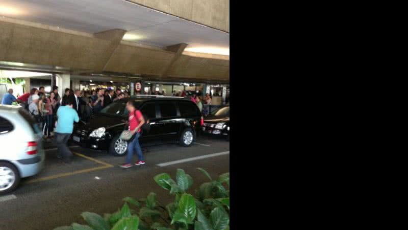 Imagem Bocão News registra chegada de Lindsay Lohan no Brasil