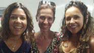 Imagem Flora posa com Daniela e Malu antes do Pôr do Som