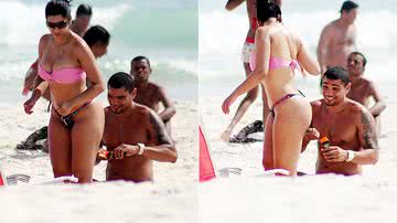 Imagem Naldo provoca e Mulher Moranguinho faz topless dentro de boate
