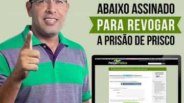Imagem Grupo cria abaixo-assinado para solicitar liberdade de Prisco