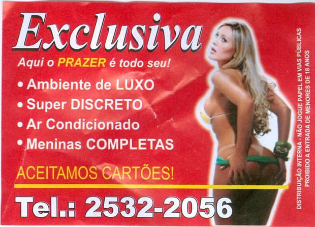 Imagem Andressa Urach aparece em folheto de prostituição no Rio