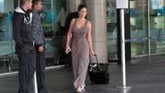 Imagem Andressa Urach aparece irreconhecível em aeroporto de São Paulo