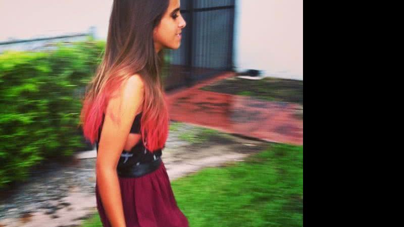 Imagem Fotos: filhas de Gloria Pires pintam cabelo e vão à show de rock
