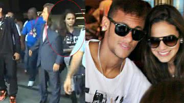 Imagem Bruna Marquezine acompanha Neymar em chegada a Barcelona