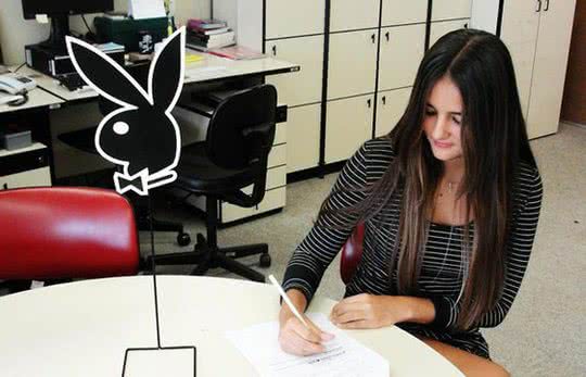 Imagem Catarina Migliorini assina com a Playboy