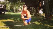 Imagem Márcio Garcia publica foto equilibrado em uma corda
