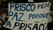 Imagem Integrantes da Aspra protestam por liberdade de Prisco na micareta de Feira