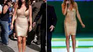 Imagem Brilhou, mas copiou: Fernanda Lima usa mesmo vestido de atriz britânica