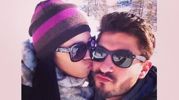 Imagem Ariadna comete gafe no instagram: "A neve está geladíssima"