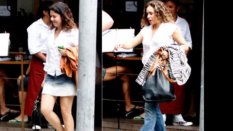 Imagem Daniela Mercury e esposa almoçam no Rio 