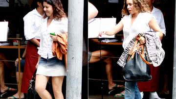 Imagem Daniela Mercury e esposa almoçam no Rio 
