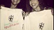 Imagem Daniela Mercury e namorada declaram apoio à campanha pelo casamento gay
