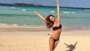 Imagem De biquíni, Gisele Bündchen exibe boa forma para seus fãs