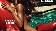 Imagem Gisele Bündchen posa nua e com Neymar em revistas em junho