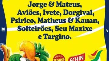 Imagem Forró do Sfrega divulga grade de atrações. Ivete está de volta