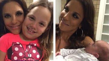 Imagem Ivete Sangalo visita Sol Almeida e mima Maria Esther
