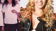 Imagem Cantora Joelma do Calypso aparece morena, de cabelão e irreconhecível em fotos