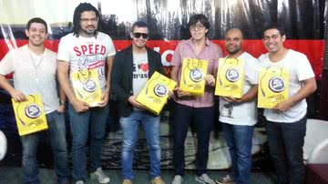 Imagem Banda 5% visita o Bocão News e apresenta clipe com exclusividade