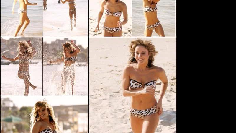 Imagem Que saúde! Claudia Leitte mostra corpão em praia