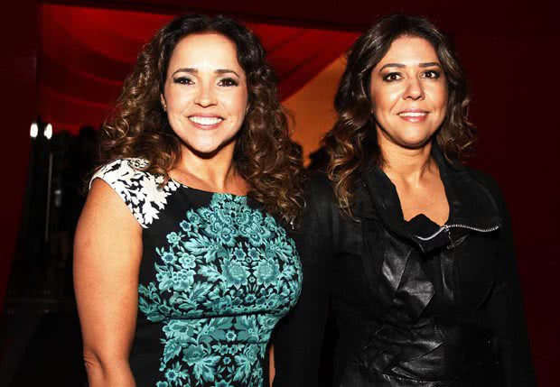 Imagem Malu faz a 'carrancuda' e domina a vida de Daniela Mercury