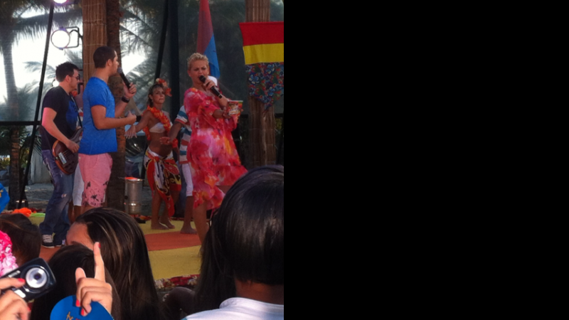 Imagem Jammil grava TV Xuxa de Verão