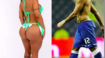Imagem Funkeiras comparam tamanho do bumbum ao de Hulk