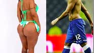 Imagem Funkeiras comparam tamanho do bumbum ao de Hulk