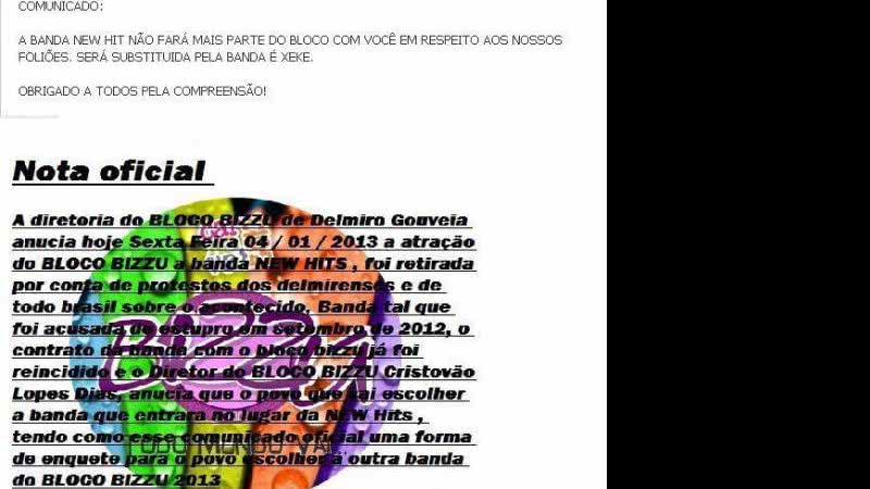 Imagem New Hit tem participações canceladas em Carnaval de Alagoas