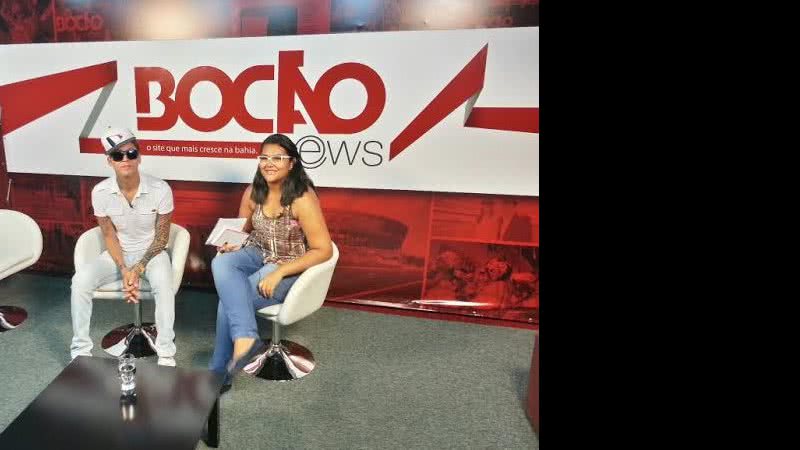 Imagem Kannário visita estúdio do Bocão News e fala de retorno polêmico à Showmix