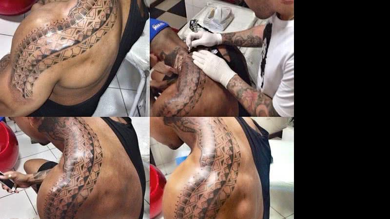 Imagem Leo Santana faz duas novas tatuagens e diz que "a mulherada gosta"
