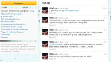 Imagem Rita Lee agradece homenagem pela metade de Claudia Leitte no Festival